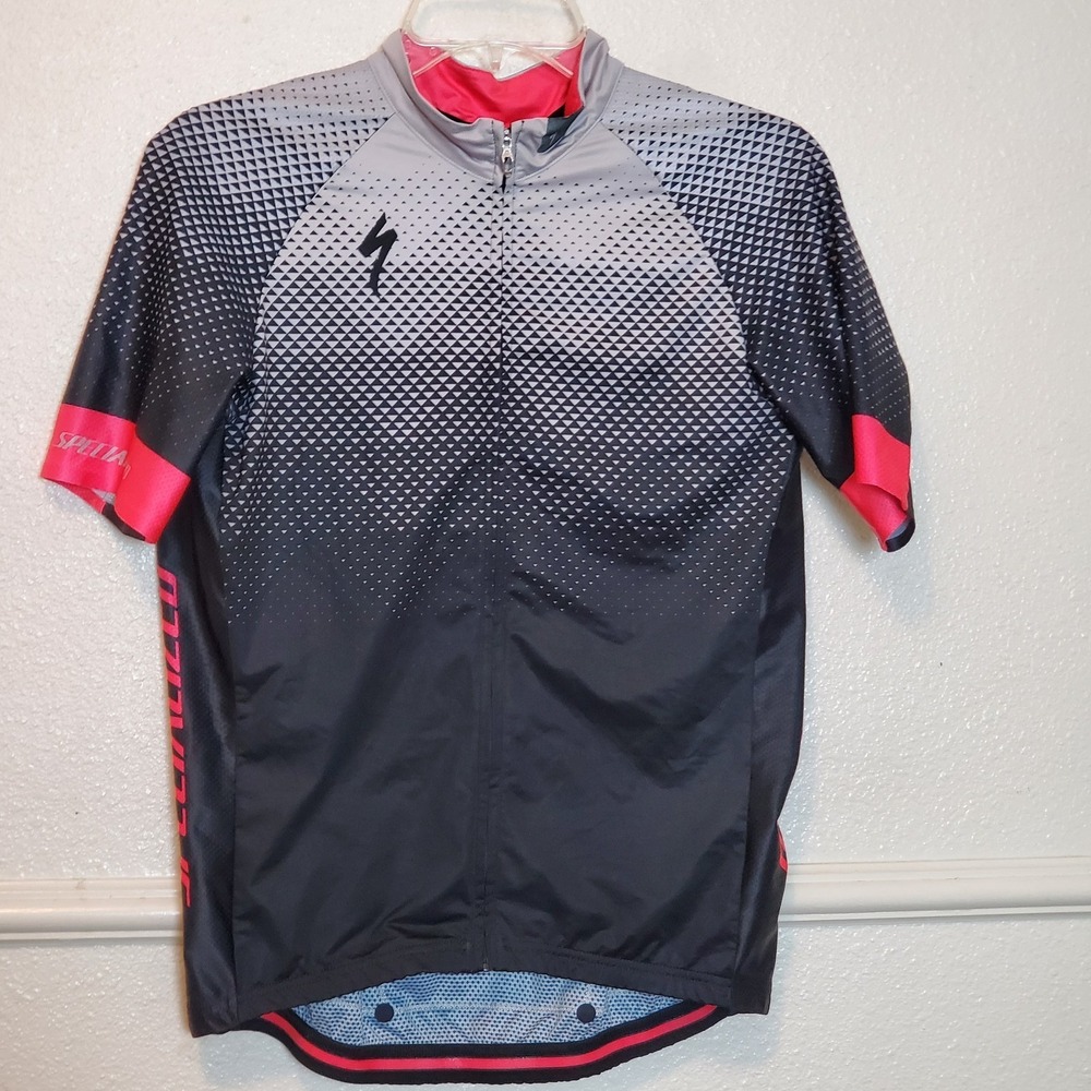 Specialized Women's Gradient Black and Pink Cycling Jersey